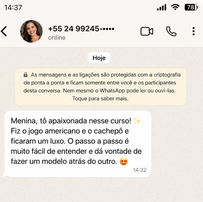 Comentário de aluna