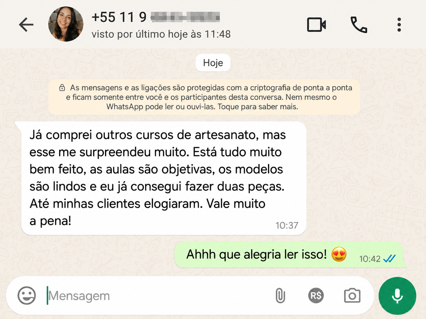 Depoimento de aluna 4